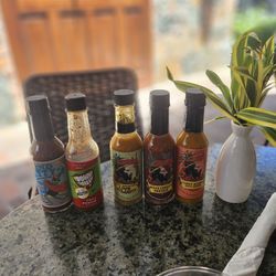 Sun Dog Cafe - Their hot sauce collection