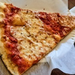 6-8-26. Regular slice. Crispy crust, nice char.