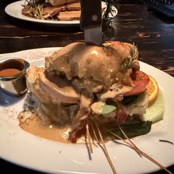 Hash House A Go Go - Andy's Sage Fried Chicken Benedict - New American Near Me - Las Vegas, Nevada Hash House A Go Go - Andy's Sage Fried Chicken Benedict - New American Near Me - Las Vegas, Nevada