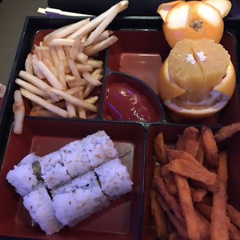 Kona Grill - El Paso - Kids bento box too many fries! - Sushi Bars Near Me - Paso, Texas