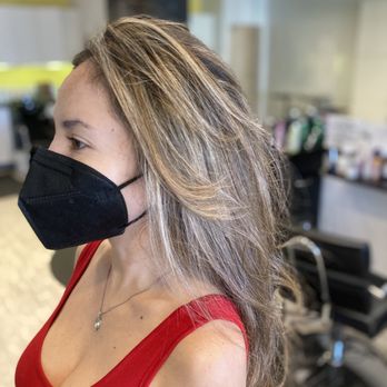 Sana Styles Salon - Natural soft platinum blonde highlights with long layers cut. @sanahairstudio - Hair Stylists Near Me - Pasadena, California Sana Styles Salon - Natural soft platinum blonde highlights with long layers cut. @sanahairstudio - Hair Stylists Near Me - Pasadena, California