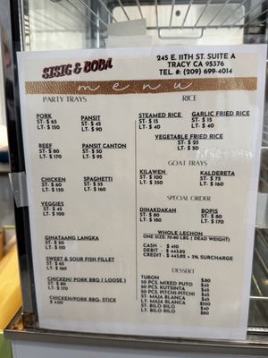 Menu photo 2 Sisig & Boba Tracy, CA Menu photo 2 Sisig & Boba Tracy, CA