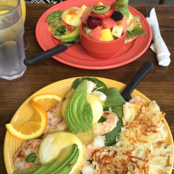 Blackbird Café - Yellow plate is Eggs Neptune. Really good. Red plate is the Eggs Flower. - Cafes Near Me - Long Beach, California Blackbird Café - Yellow plate is Eggs Neptune. Really good. Red plate is the Eggs Flower. - Cafes Near Me - Long Beach, California