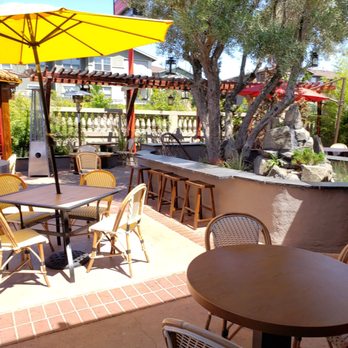 Empress M - Outdoor seating. Sunny patio for Happy Hour - Dim Sum Near Me - Napa, California