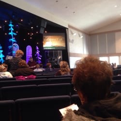 Woodlands Church - At each service, you can attend in the chapel or the gym. I choose the gym...