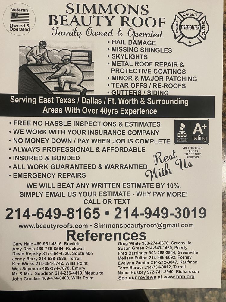 Slide of Simmons Beauty Roof