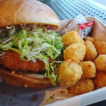 Bopomofo Cafe - honey walnut burger... - Sandwiches Near Me - San Diego, California Bopomofo Cafe - honey walnut burger... - Sandwiches Near Me - San Diego, California