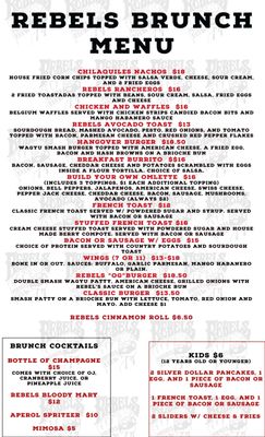 Menu photo 7 Rebels Burger and Brew Yucaipa, CA Menu photo 7 Rebels Burger and Brew Yucaipa, CA