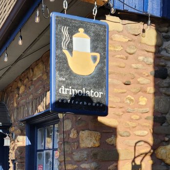The Dripolator Coffeehouse - Exterior Sign - Coffee & Tea Near Me - Black Mountain, North Carolina The Dripolator Coffeehouse - Exterior Sign - Coffee & Tea Near Me - Black Mountain, North Carolina