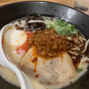 Ippudo Cupertino - Katana spicy ramen with poached egg - Ramen Near Me - Cupertino, California Ippudo Cupertino - Katana spicy ramen with poached egg - Ramen Near Me - Cupertino, California