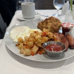Farmers Breakfast 3/5 potatoes needed more love Farmers Breakfast 3/5 potatoes needed more love