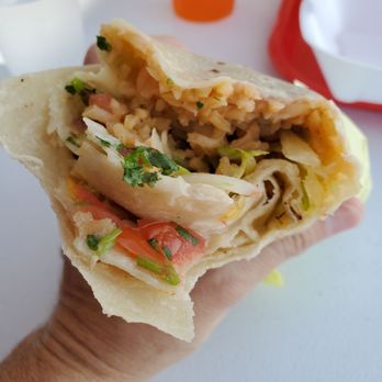 Valerie's Tacos - The call it a "Veggie Burrito." Beans, rice, and lettuce. No bell peppers, onions, or anything else.  NOT what I consider veggie - Tacos Near Me - Oceanside, California