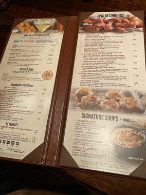 Menu photo 4 LongHorn Steakhouse Solon, OH