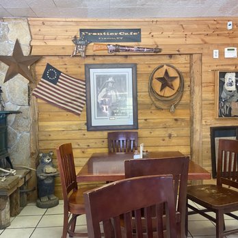 Frontier Cafe and Country Store - a table and chairs - New American Near Me - Francis, Utah
