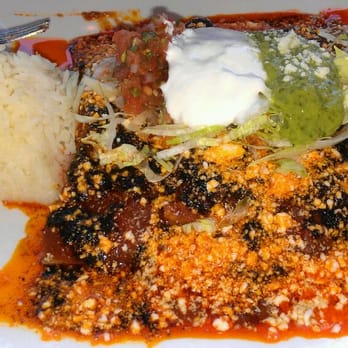Anepalco - Enchiladas Trio with Jasmine Rice - Mexican Near Me - Orange, California