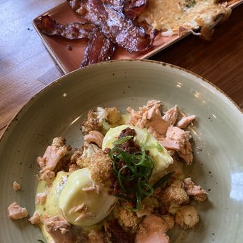 LouVino OTR - Eggs Benedict, hash browns, bacon. - Wine Bars Near Me - Cincinnati, Ohio LouVino OTR - Eggs Benedict, hash browns, bacon. - Wine Bars Near Me - Cincinnati, Ohio