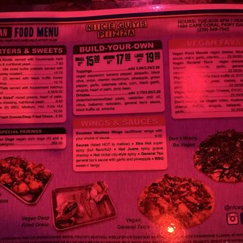Nice Guys Pizza - Menu - Pizza Near Me - Cape Coral, Florida Nice Guys Pizza - Menu - Pizza Near Me - Cape Coral, Florida