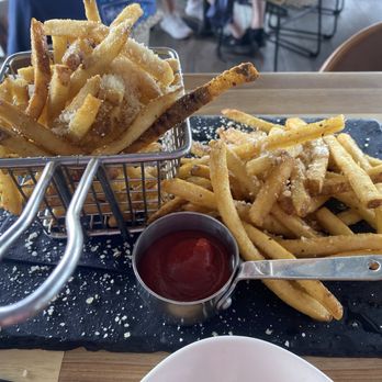 Beeside Balcony - Truffle Parmesan Fries - Mediterranean Near Me - Del Mar, California