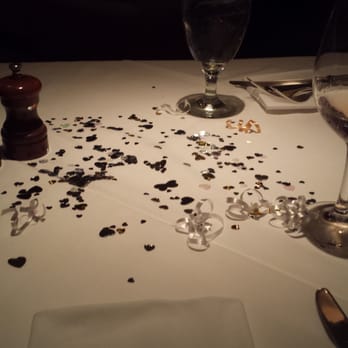 Bones - Anniversary decorated by the restaurant.  Very nice touch. - Steakhouses Near Me - Atlanta, Georgia