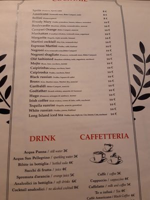 Menu photo 1 Taverna Agàpe Rome, RM