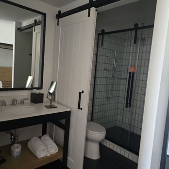 Canopy by Hilton Baltimore Harbor Point - Bathroom area with walk-in shower - Hotels Near Me - Baltimore, Maryland