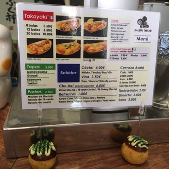 Balón Tokio - Carta. - Japanese Near Me - Madrid, M