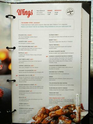 Menu photo 7 WINGS Burnaby Burnaby, BC Menu photo 7 WINGS Burnaby Burnaby, BC