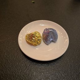 White chocolate fortune cookies
