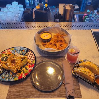 Austin Republic - Happy Hour Corn Ribs, Chips and Queso, Gringo Brisket Crunchy Tacos - Barbeque Near Me - West Palm Beach, Florida