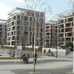 Hafeninsel - Am Ende des ehemaligen Hafenbeckens - rechts ist Goldmanns` Lee und Luv