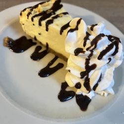 Casa Grande Mexican Grill - New York Cheesecake with Chocolate Drizzle and Whipped Cream