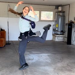 Jaki jumped for joy when we got all the stuff out!!