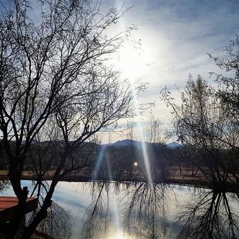 La Siesta Campgrounds - The pond at La Siesta. Beyond relaxing & serene! I already miss Ronald & Donald, the two ducks that live here & fight over the bullfrogs. - Hiking Near Me - Arivaca, Arizona