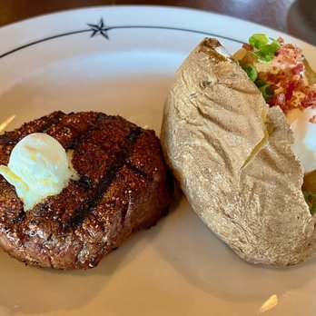 Saltgrass Steak House - Sirloin and baked potato--the sirloin was delicious - Steakhouses Near Me - Westminster, Colorado Saltgrass Steak House - Sirloin and baked potato--the sirloin was delicious - Steakhouses Near Me - Westminster, Colorado