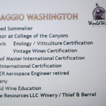 Thief & Barrel - Our fearless leader's impeccable qualifications - Wine Tasting Room Near Me - Lancaster, California