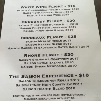 Saison Winery - Wine Tasting Room Near Me - Los Gatos, California Saison Winery - Wine Tasting Room Near Me - Los Gatos, California