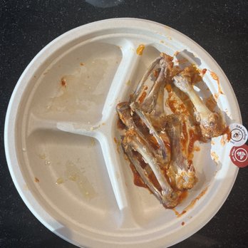 Epic Wings - Plate that I basically inhaled - Chicken Wings Near Me - Fontana, California