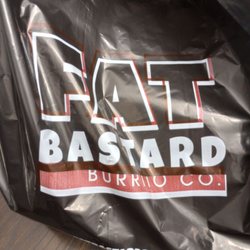 Fat Bastard Burrito - Takeout bag
