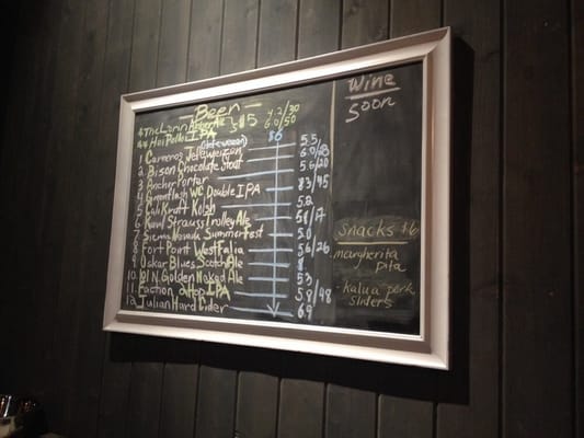 Menu photo 8 Hoi Polloi Brewing Taproom and Beat Lounge Berkeley, CA