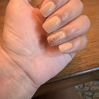 Luxe Nails Lounge - Simple nude with a little pizzazz - Nail Salons Near Me - San Antonio, Texas Luxe Nails Lounge - Simple nude with a little pizzazz - Nail Salons Near Me - San Antonio, Texas
