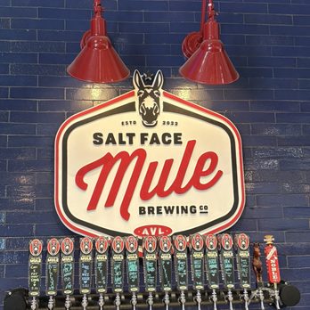 Salt Face Mule Brewing - Tap of 14 beers and 1 cider - Brewpubs Near Me - Asheville, North Carolina Salt Face Mule Brewing - Tap of 14 beers and 1 cider - Brewpubs Near Me - Asheville, North Carolina
