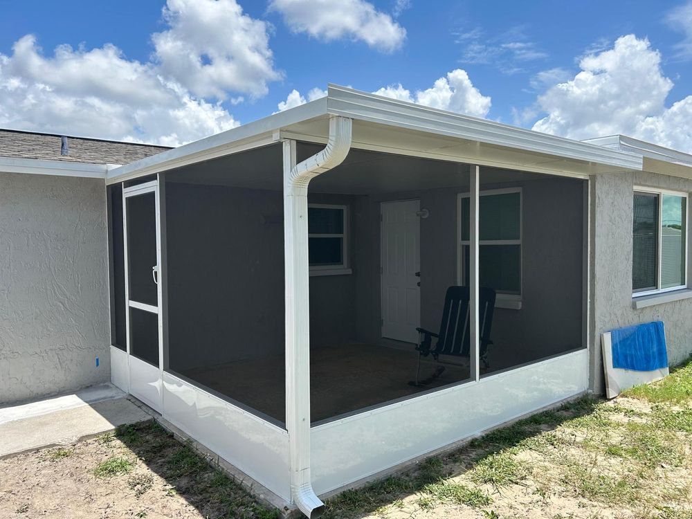 Slide of Aluminum and Screen Y&J