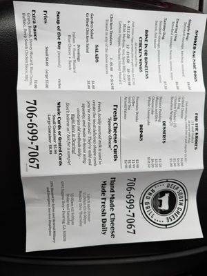 Menu photo 2 Deep South Cheese and Grill Dearing, GA Menu photo 2 Deep South Cheese and Grill Dearing, GA