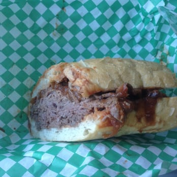 Maxwell's Market - I got halfway through my BBQ roast beef poboy and thought, "damn, I need a picture of this". I strongly suggest it. - Grocery Near Me - Baton Rouge, Louisiana