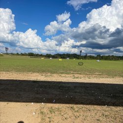 St Etienne Driving Range - Range view with targets.