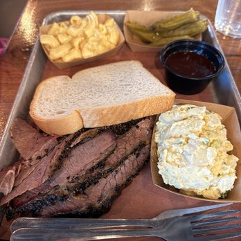 The Pit Room - Memorial - 1 meat plate - Barbeque Near Me - Houston, Texas The Pit Room - Memorial - 1 meat plate - Barbeque Near Me - Houston, Texas
