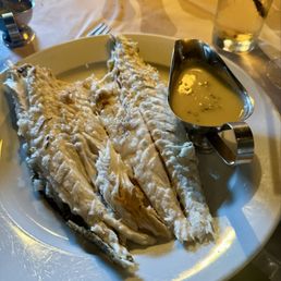 Branzino filleted tableside