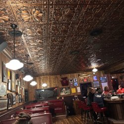 Interior view from the back of the restaurant