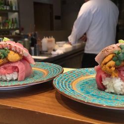 Hanabi - Angel Bomb - generous pile of chutoro, otoro and uni! Sooo delicious