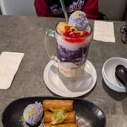 Ube turon the best halo halo in town! Ube turon the best halo halo in town!